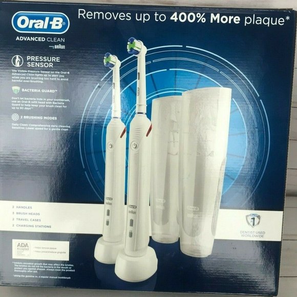 Oral-B Advanced Clean Electric Toothbrushes (2) - Picture 2 of 7